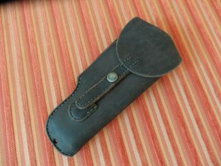 Swiss Army Military Leather Gun Holster For S I G Sig Sauer P220,  Dated 1984