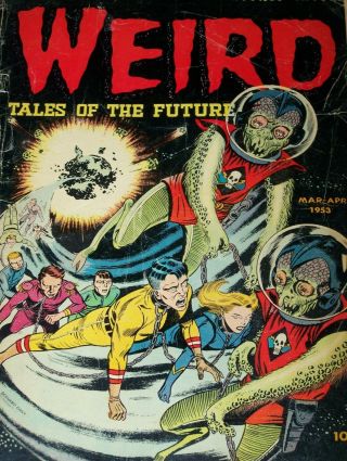 Weird Tales Of The Future 6 Aragorn Magazines 1953 Low Grade
