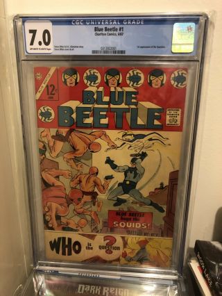 Blue Beetle 1 Cgc 7.  0 (jun 1967) Charlton Comics 1st App Of The Question Key