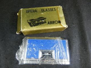 Vintage Arrow Folding Opera Glasses Box Japan
