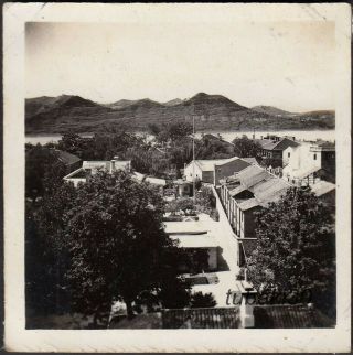 S25 China Yichang Hubei 湖北省宣昌 1930s Photo View Of City 9