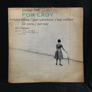Webster Young - For Lady - Prestige 7106 - Nyc Label Paul Quinichette