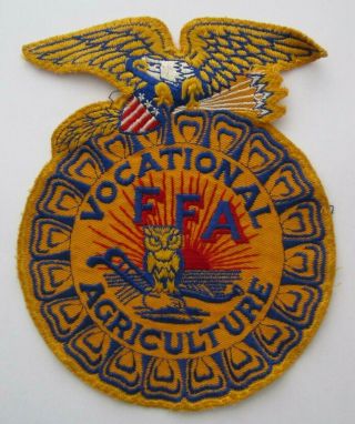 Large Vintage Vocational Agriculture Future Farmers Of America Ffa Patch