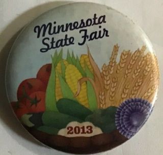 2013 Minnesota State Fair Binback Button