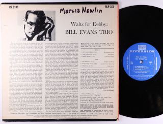 Bill Evans - Waltz For Debby LP - Riverside - RM 399 Mono DG VG, 2