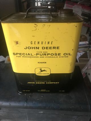Vintage John Deere Company Special - Purpose Oil Can 2 Gal.
