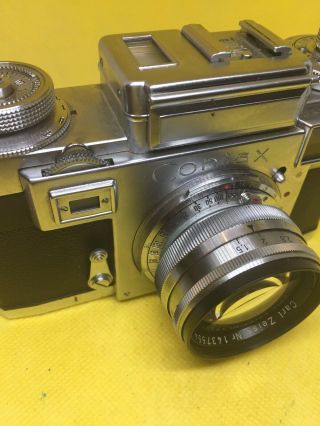 Vintage Contax Rangefinder Camera With 50mm Sonnar Lens