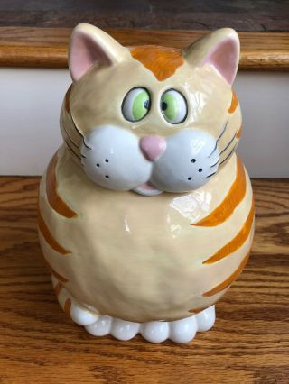 Ganz Bella Casa Tabby Cat Cookie Jar
