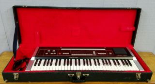 Vintage Casio Casiotone 1000p Keyboard Synth Analog Synthesizer.  With Hard Case.