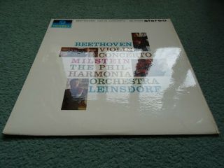Beethoven Violin Concerto Nathan Milstein SAX 2508 1st UK ED1 Columbia P&P 2