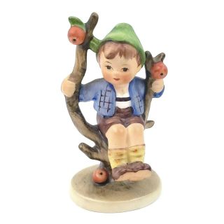 Vintage Hummel Goebel Figurine Apple Tree Boy Tmk - 3 The Stylized Bee 142 3/0