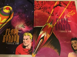 Flash Gordon & Jungle Jim By Alex Raymond Vol 1 - 4 Complete Hc By Idw In Vf/nm