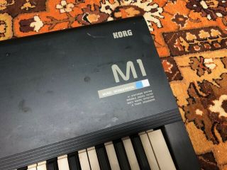 Vintage Korg M1 Music Workstation Synthesizer Keyboard Made Japan Spares Repairs