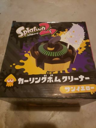 Nintendo Splatoon 2 Curling Bomb Battery - Operated Cleaner - Br.  Yellow - Japan