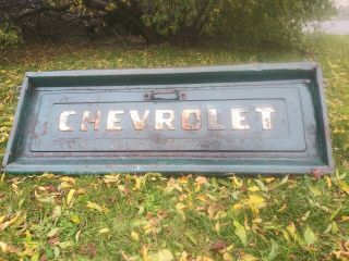 Vintage Chevrolet Pickup Truck Tailgate Bench 1955 1956 1957 1958 - Up Rat Rod