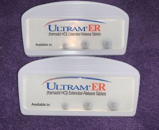 Pharmaceutical Drug Rep Ultram Tramadol Large Magnetic Clips Collectible