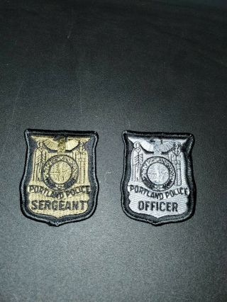 2 City Of Portland Police Patch 