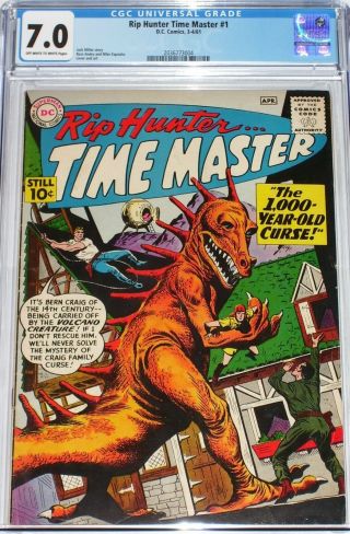 Rip Hunter,  Time Master 1 Cgc Graded 7.  0 From April 1961