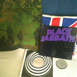 Black Sabbath Uk 1st Press Ex Swirl 1971 Master Of Reality Box,  Poster 1y2y