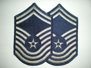 Usaf Cmsgt Rank - Obsolete - Full Male Size - 1 Pair