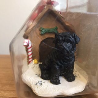 Shar Pei Christmas Ornament Gingerbread Black Dog Ornament