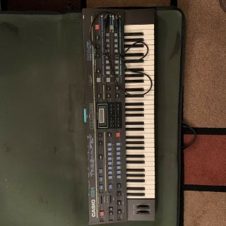 Casio Cz - 1 Vintage Analog Synthesizer 61 - Key Keyboard W/ Cartridge