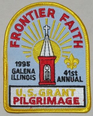U.  S.  Grant Pilgrimage 1995 Pocket Patch Bsa