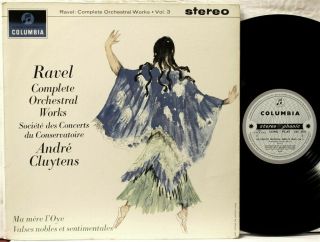 Sax 2478 B/s Ravel,  Orchestral,  Vol 3,  Cluytens,  Pco,  Ma Mere L 