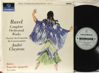 Sax 2477 B/s Ravel,  Orchestral,  Vol 2,  Cluytens,  Pco,  Bolero,  La Valse.