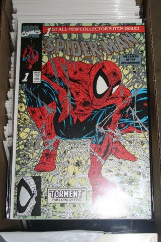 Spider - Man 1 Torment - Platinum (aug 1990,  Marvel)