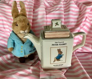 Rare Beatrix Potter Peter Rabbit Teapot Designed By James Sadler