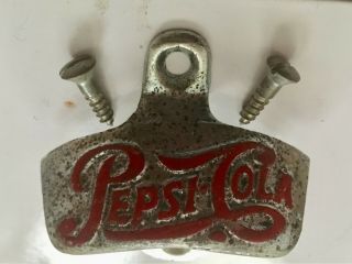 Vintage Starr " X " Stationary Bottle Opener Pepsi Cola With Box