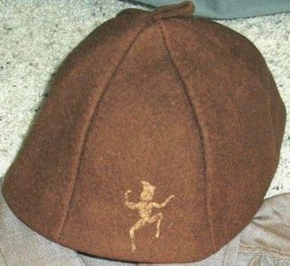 Brownie Girl Scout Beanie Hat 1941 Official Uniform Elf,  2 Pins Gift