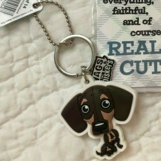 Doxie card,  key chain and magnet set from England - Midwest Dachshund Rescue 2