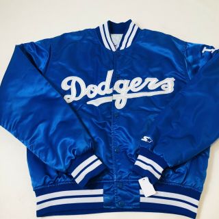 Vintage La Dodgers Satin Starter Jacket Mlb