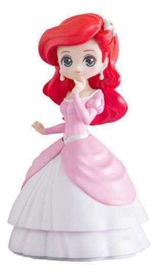 Bandai Capchara Disney Princess Heroine Doll Figure 3 The Little Mermaid Ariel