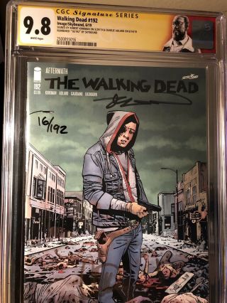 Sdcc 2019 Exclusive The Walking Dead 192 Death Of Rick Grimes Signed 16/192