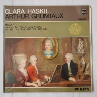 Clara Haskil/arthur Grumiaux Mozart Sonatas For Violin&piano Philips 835 103 Ly