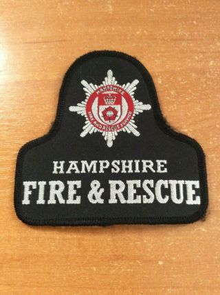 United Kingdom Hampshire Patch Fire Firefighter Rescue -