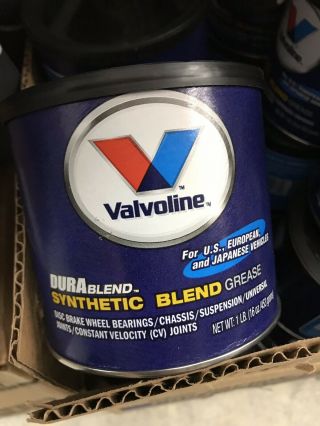 Valvoline Dura Blend Synthetic Blend Grease Vv278 1 Lb.  Set Of 2