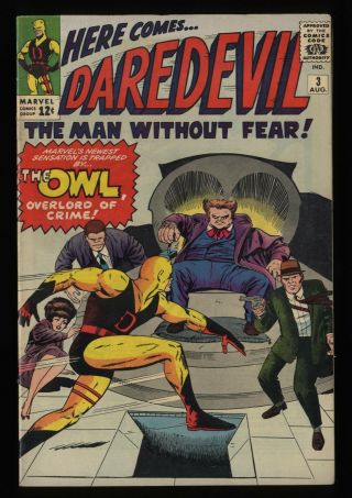 Daredevil 3 Fn 6.  0 1st Owl