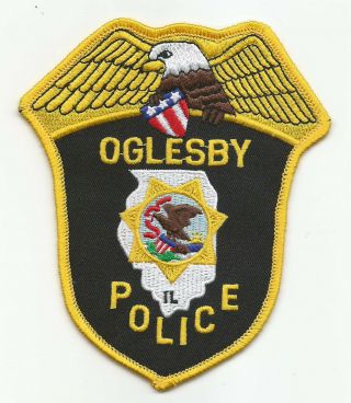 Oglesby Illinois Il Police Patch