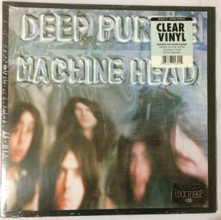 Deep Purple Machine Head Clear Colored Vinyl Rocktober Limited Blackmore Gillan