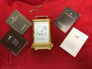 Matthew Norman Fine Carriage Clock & Key 1754 Cc Vintage Package