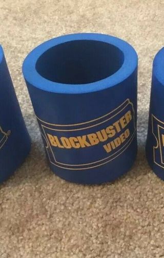 Vintage Blockbuster Video One Can Coozie Funny 90’s Relic Vhs Rental Koozie