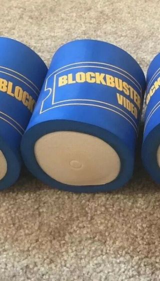 Vintage BLOCKBUSTER VIDEO One Can Coozie Funny 90’s Relic VHS Rental Koozie 2