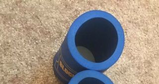 Vintage BLOCKBUSTER VIDEO One Can Coozie Funny 90’s Relic VHS Rental Koozie 3