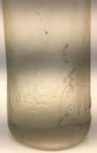 Rare Straight Side Coca Cola Bottle “Diamond C” 3