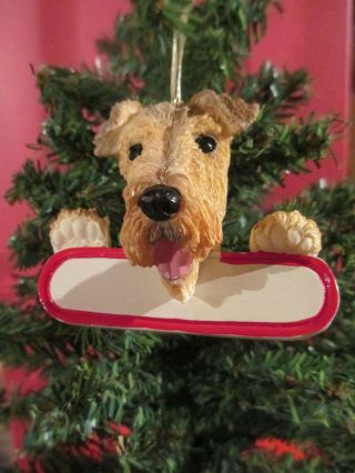 Airedale Ornament 57