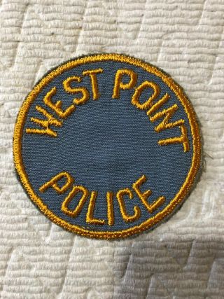 Old York West Point Academy Round Police Patch